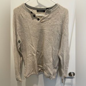 Thrifted Men’s Saks Fifth Avenue Cashmere Henley